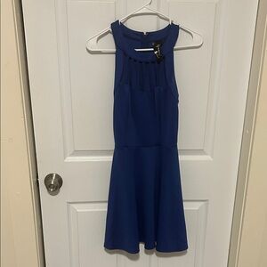 Sleeveless Blue Dress